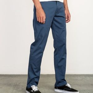 RVCA Weekend Stretch Chino Pant Blue